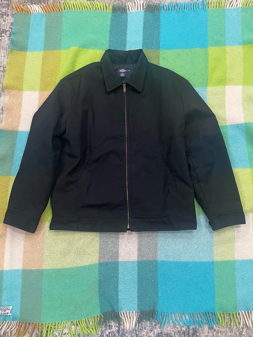 Dickies Insulated Eisenhower Full Zip Black Jacket Workwear Men’s